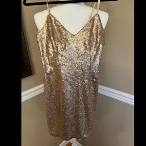 Sequin mini dress size XS